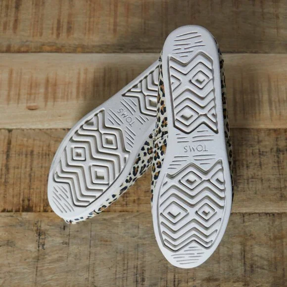 Toms Alpargata Slip-On Shoes | Brown Leopard Print {Size 10} NWOT - Picture 7 of 7
